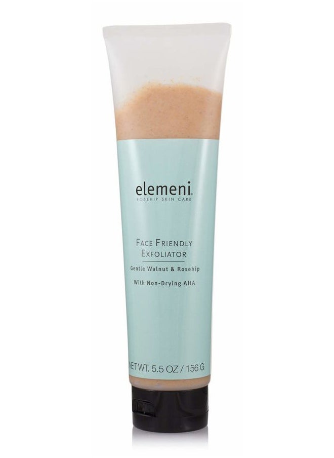 Max Green Alchemy elemeni Skin Care Face Friendly Exfoliator - Organic Face Scrub for Men and Women | Facial Cleanser & Revitalizing Deep Cleaning Face Mask with Moisturizing Alpha Hydroxy Acid | 5.5 OZ Vegan Friendly  - Image 1
