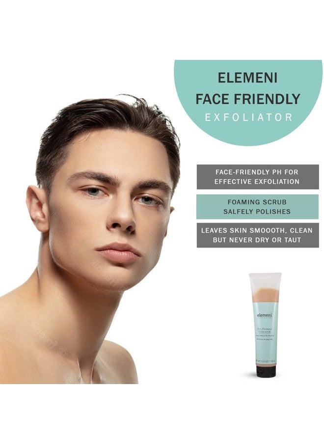 Max Green Alchemy elemeni Skin Care Face Friendly Exfoliator - Organic Face Scrub for Men and Women | Facial Cleanser & Revitalizing Deep Cleaning Face Mask with Moisturizing Alpha Hydroxy Acid | 5.5 OZ Vegan Friendly  - Image 5