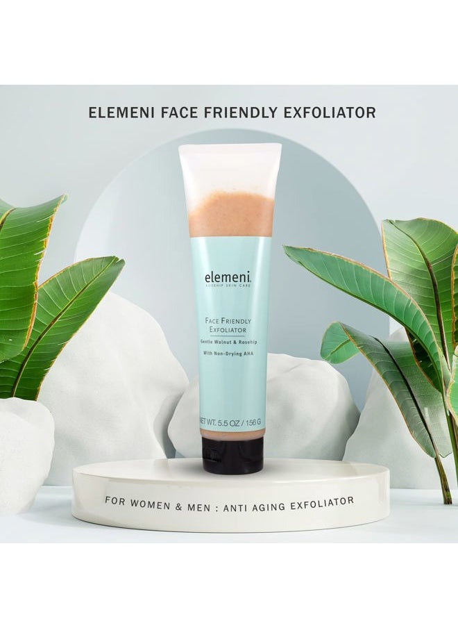 Max Green Alchemy elemeni Skin Care Face Friendly Exfoliator - Organic Face Scrub for Men and Women | Facial Cleanser & Revitalizing Deep Cleaning Face Mask with Moisturizing Alpha Hydroxy Acid | 5.5 OZ Vegan Friendly  - Image 2