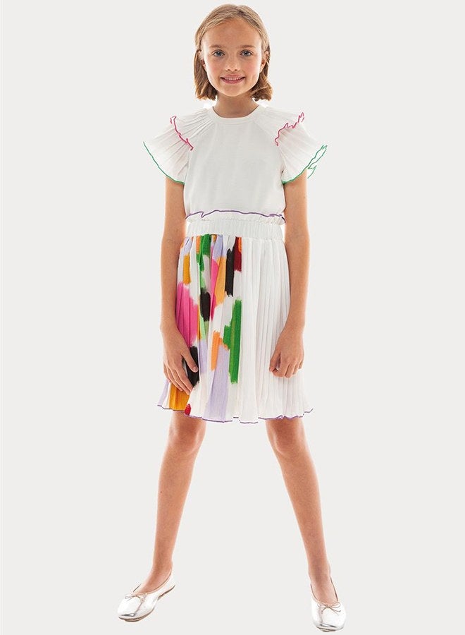 Lia Lea Girl Patterned Skirt - Image 1