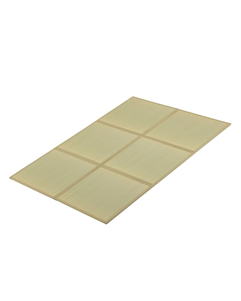 FULI Japanese Tatami Mattress Igusa Mat Japanese Rush Grass Foldable Made in Japan Natural Full