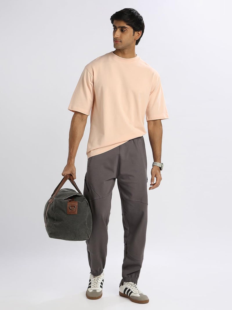 Nobero Men Wanderer - Travel Joggers(1M-BWJG-R0137-ET4_Grey_L) - Image 5