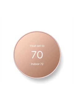 Nest Google Nest Thermostat - Smart Thermostat for Home - Programmable Wifi Thermostat - Sand  - Image 1