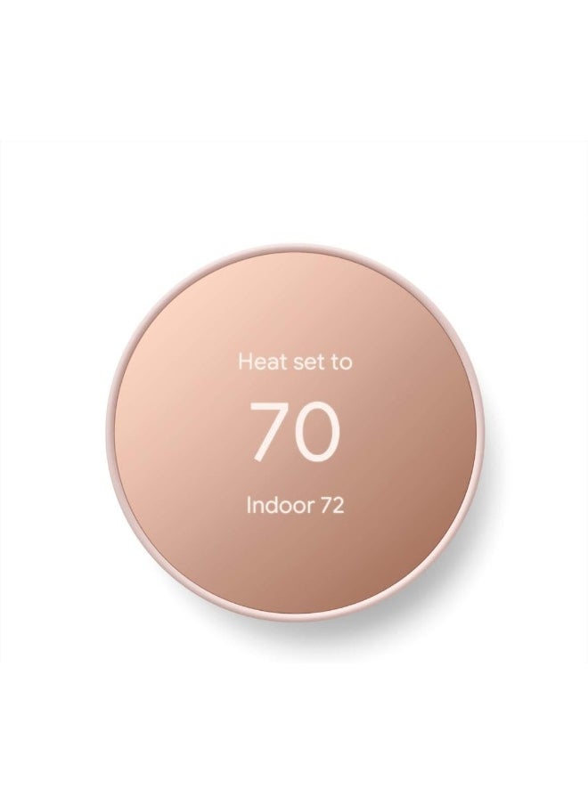 Nest - Google Nest Thermostat - Smart Thermostat for Home - Programmable Wifi Thermostat - Sand - Image 1