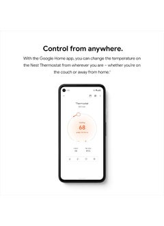 Nest Google Nest Thermostat - Smart Thermostat for Home - Programmable Wifi Thermostat - Sand  - Image 5