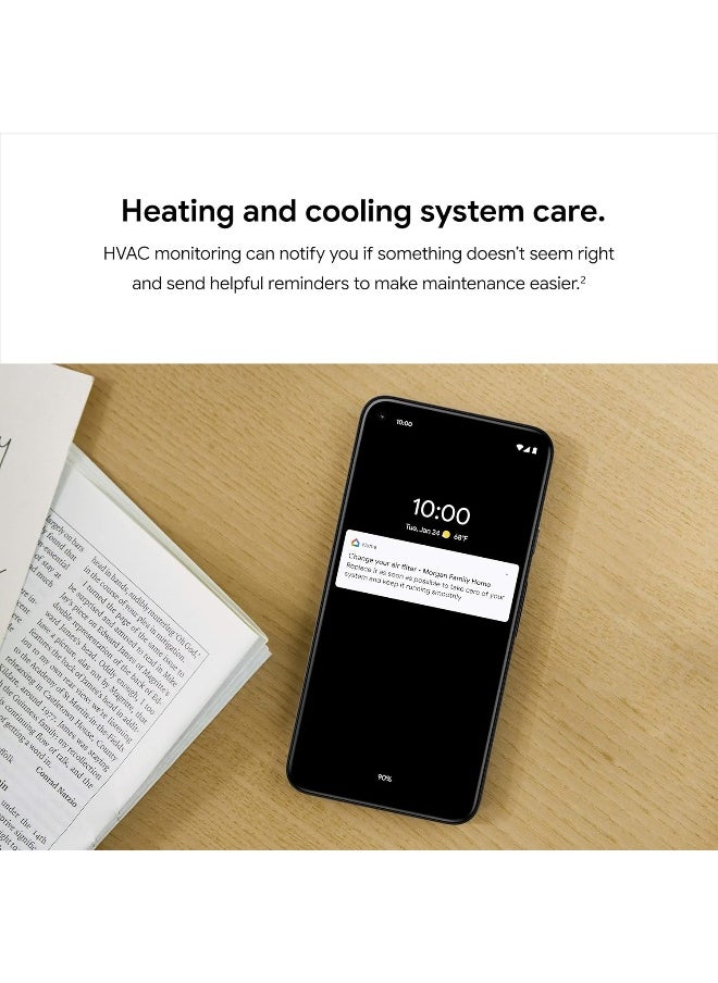 Nest - Google Nest Thermostat - Smart Thermostat for Home - Programmable Wifi Thermostat - Sand - Image 1