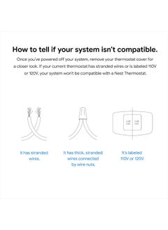 Nest Google Nest Thermostat - Smart Thermostat for Home - Programmable Wifi Thermostat - Sand  - Image 4