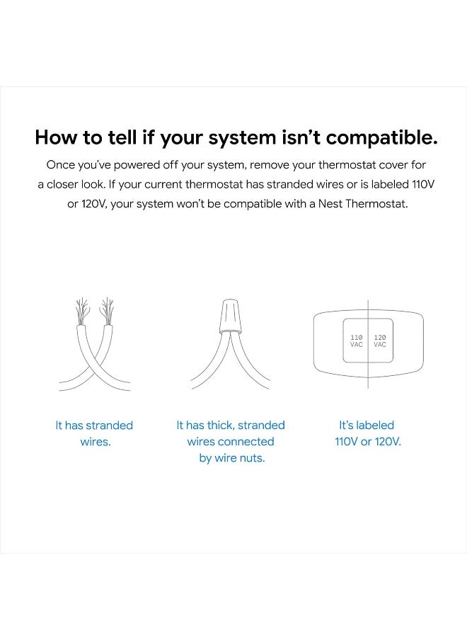 Nest - Google Nest Thermostat - Smart Thermostat for Home - Programmable Wifi Thermostat - Sand - Image 1