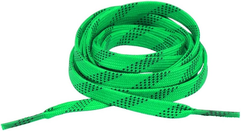 Elite Hockey Prolace Waxed Hockey Skate Laces - Lime Green, 120 Inches - Image 2