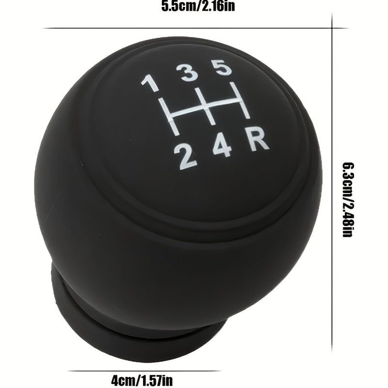 Silicone Gear Shift Knob Cover Universal Fit For Round Manual 5 Speed Car Truck SUV Interior Accessory Easy To Install Manual Transmission Gear Shift Lever Protector - Image 4