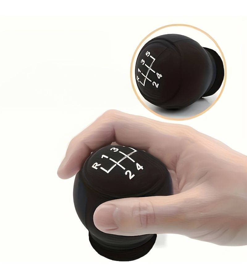 Silicone Gear Shift Knob Cover Universal Fit For Round Manual 5 Speed Car Truck SUV Interior Accessory Easy To Install Manual Transmission Gear Shift Lever Protector - Image 2