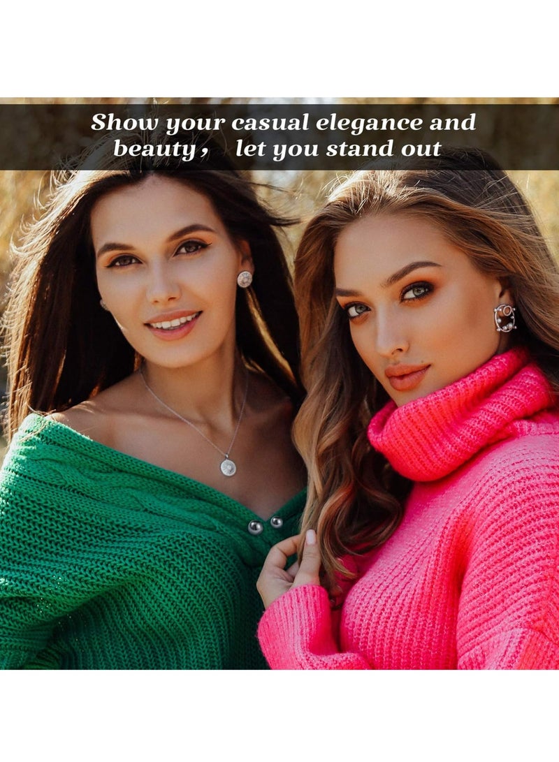 أوزيغالور 6 قطع دبابيس دبابيس بروش لؤلؤ صناعي، 2 أنماط، للسترة/شال نسائي، ديكور حفلات الزفاف - Image 5