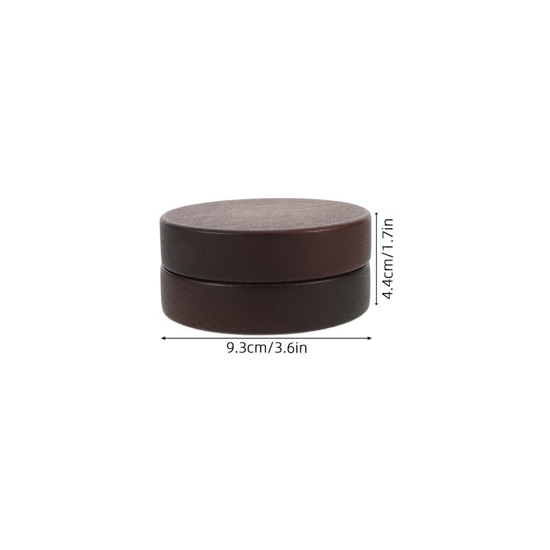 Stainless Steel Windproof Ashtray with Lid for Car Home Office Outdoor Round Red - Image 3