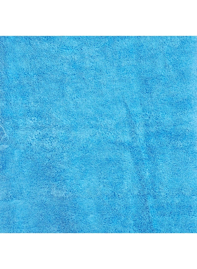 3XR Microfiber Cleaning Cloth 40x60cm, Extra Thick 550GSM Plush Towel for Car, Bike, and Home Cleaning, Ultra Absorbent Soft Drying Towel for Polishing, Dusting, Washing, and Waxing – Lint-Free & Scratch-Free Surface Care, light blue colour - Image 4