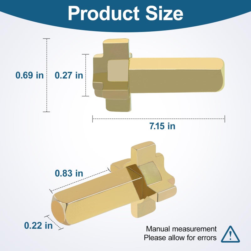 VYH Replacement Andersen Hinged Door Lock Actuator 2579542  Compatible With Andersen 400 Series Frenchwood Hinged In-Swing & Out-Swing Doors Handle  From 1988 To Present (1 Pack) - Image 2