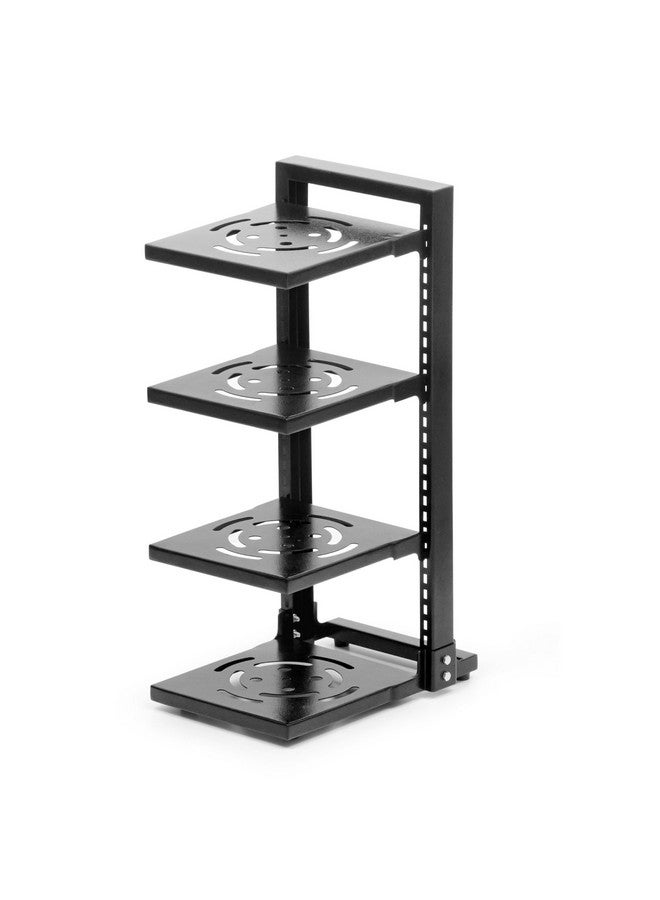 Livzing 4 Tier Hight Adjustable Metal Portable Pot Pan Rack Countertop Organizer Heavy Duty Countertop Floating Shelves Pan Pot Organizer Rack Tiered Shelf Cabinet Pantry Pot Pan Holder - 3 Diy Method - Image 3