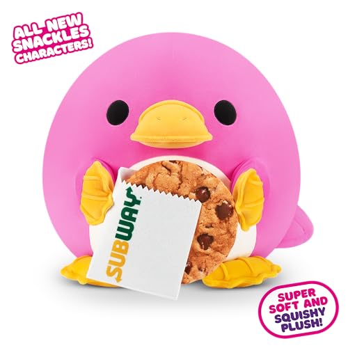 Snackles Series 2 Platypus & Subway 8 Inch Plush by ZURU, Ultra Soft Plush, Collectible Plush with Real Licensed Brands, Stuffed Animal, Giftable - Image 2