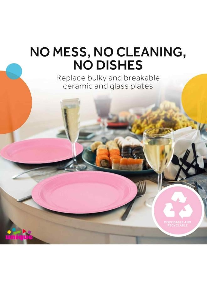 Unique Hot Pink Round Plate 9" - Image 5