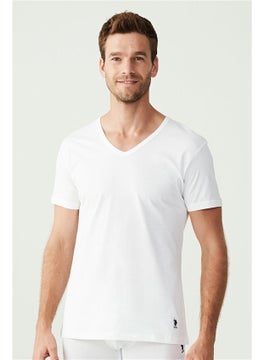 U.S. Polo Assn. BASE. Polo Assn. Men's White 2-Piece T-shirt 80199  - Image 2