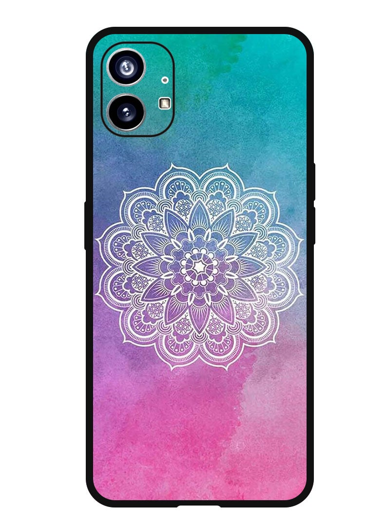 Protective Case Anti Scratch Shock Proof Bumper Cover For Nothing Phone 1 Flower At Center