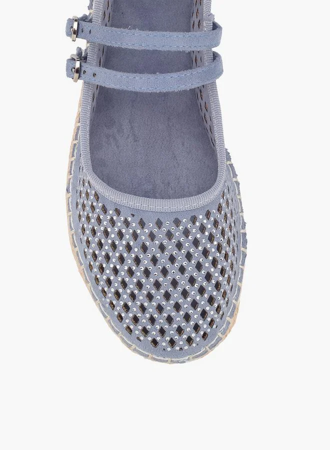 Peppermint  Women Embellished Espadrille Mary Jane Shoes for Women | Best Price UAE