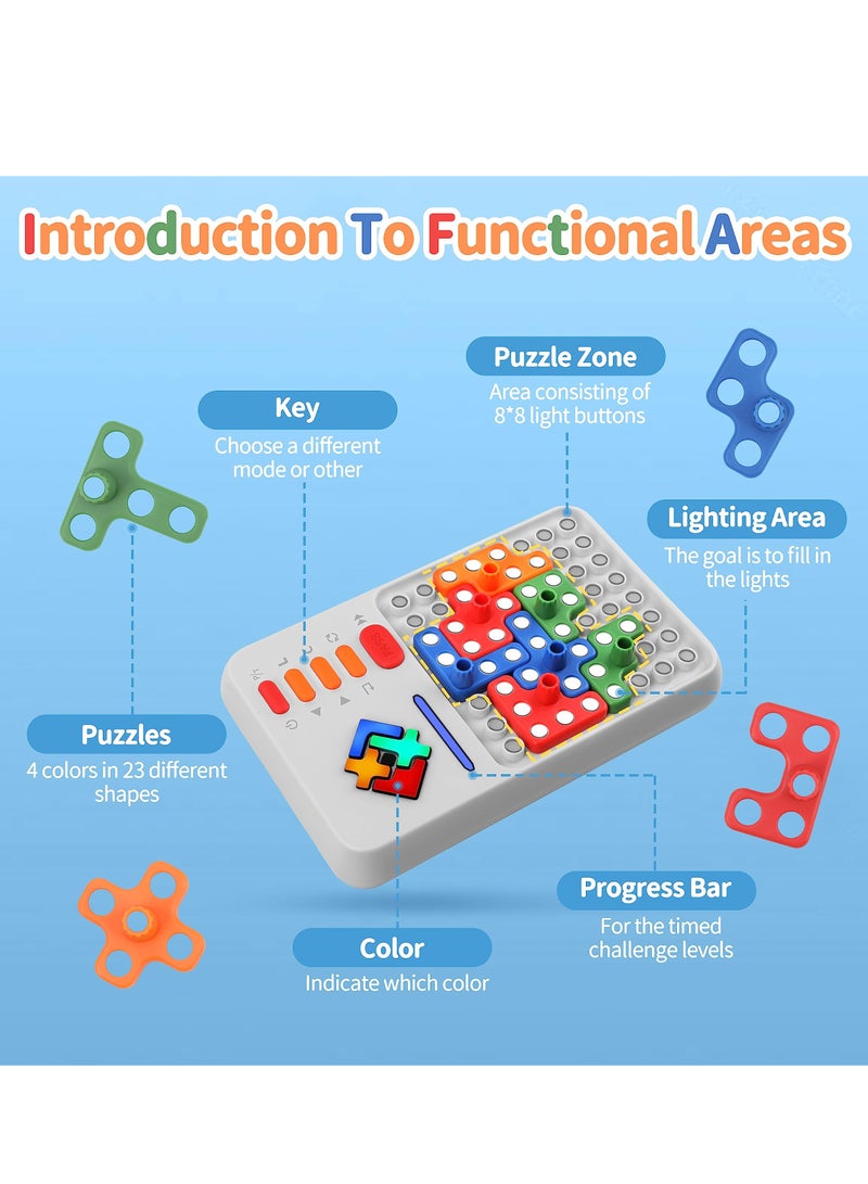 Zikra Super Blocks Game, Brain Teaser Puzzle Solve Game for Kids Teens, Multiple Blocks Pattern Matching Game for Kids Teens Boys Girls Birthday Gifts Travel Games - Image 2