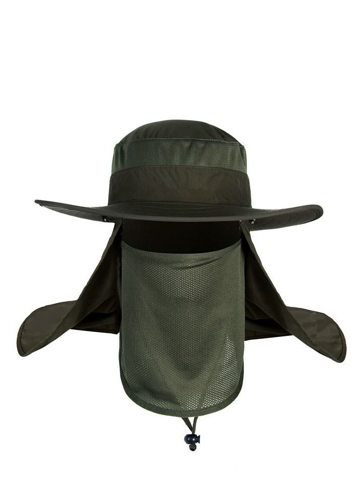 Loquat Outdoor Fishing Sun Hat With Removable Neck Cover