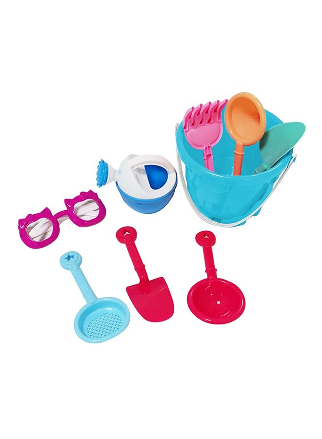 STAR BABiES Pack of 2 Combo Diaper Portable Bag With Beach Bucket Toy - Blue - Image 2