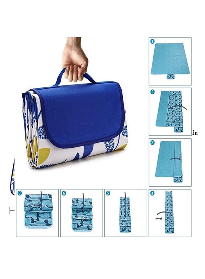 STAR BABiES Pack of 2 Combo Diaper Portable Bag With Beach Bucket Toy - Blue - Image 3