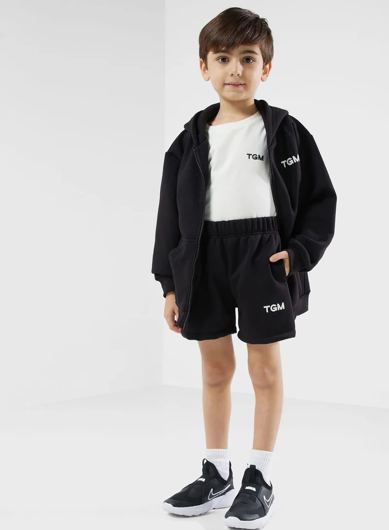 The Giving Movement Kids Lounge Regular Zip Hoodie