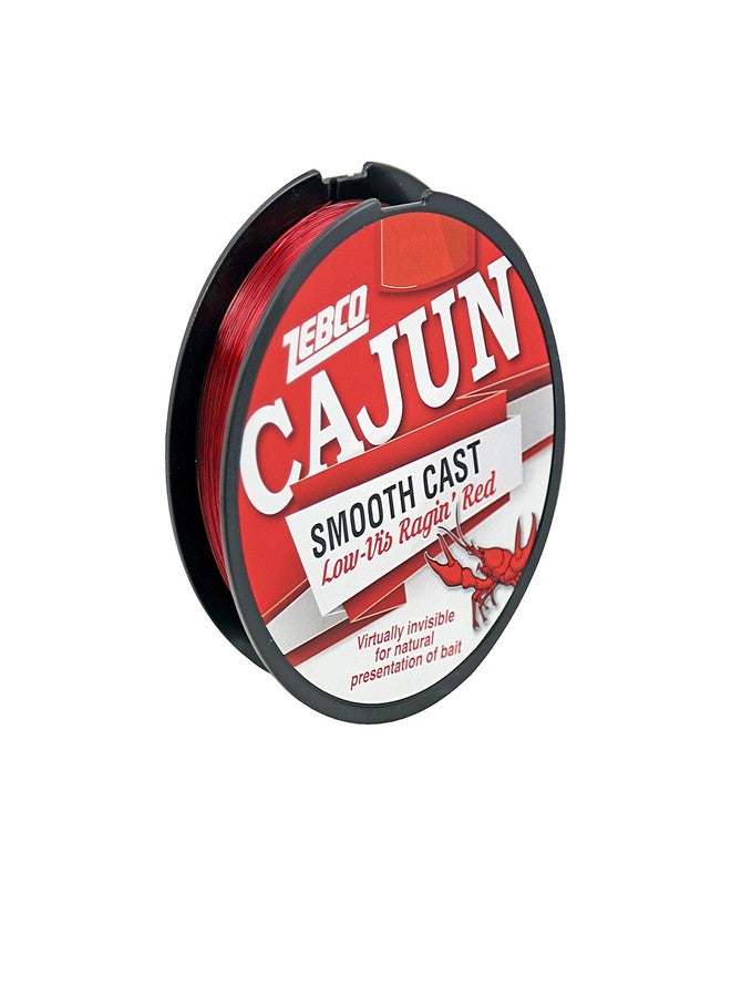 Zebco Cajun Line Smooth Cast Fishing Line, Low Vis Ragin' Red 110-Yard/12-Pound - Image 2