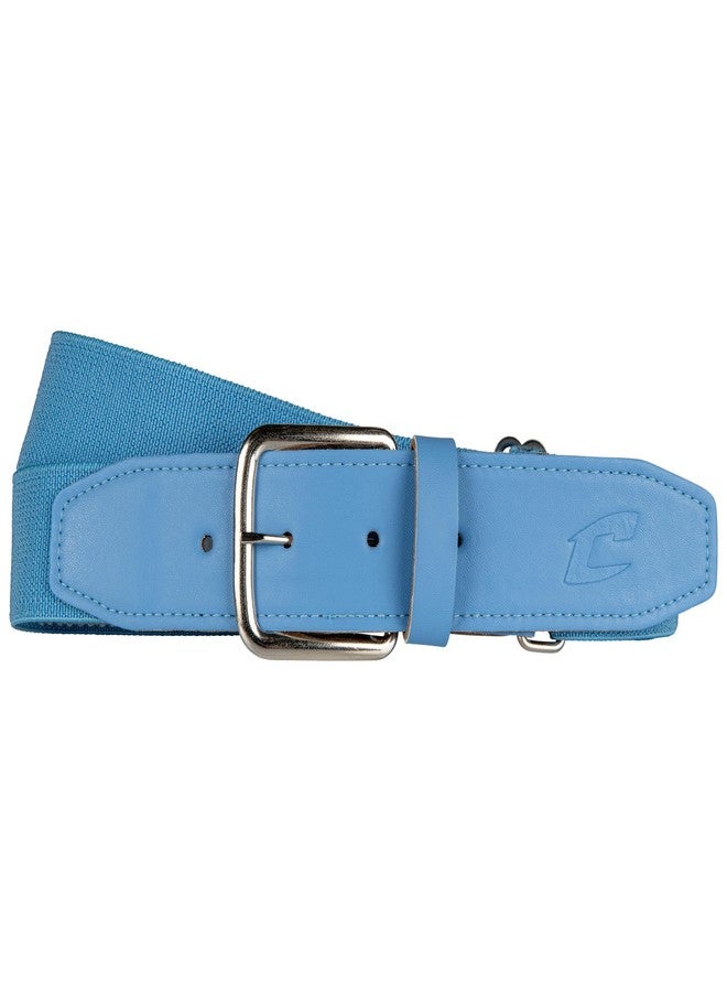 Champro Boys' MVP Baseball Belt, Light Blue, Youth - Image 1