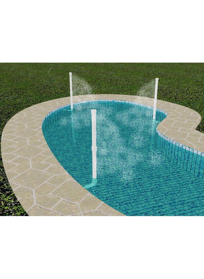 mistcooling مبرد بركة السباحة، أبيض - Image 4