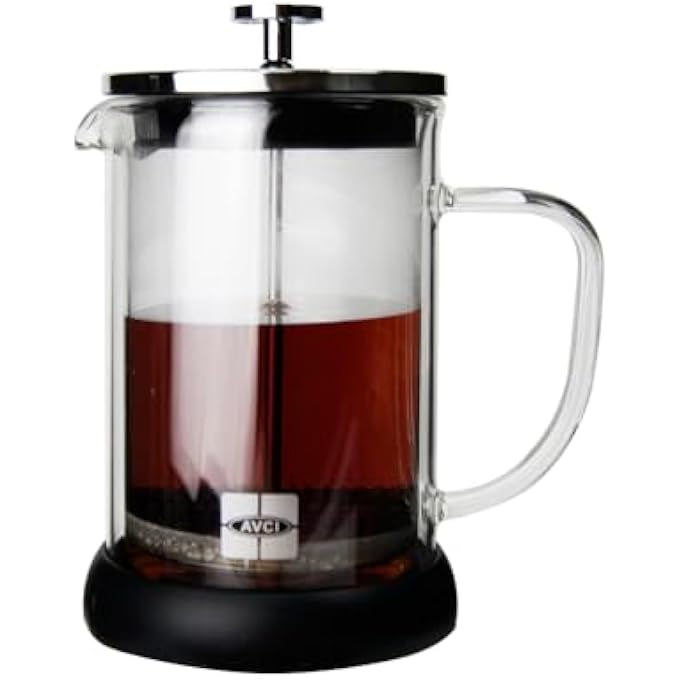 تيلاند ماكينة صنع القهوة بمكبس من زجاج البورسليكات، ماكينة تحضير قهوة ذات جدار واحد مقاومة للحرارة، وعاء قهوة بارد، 4 أكواب للمطبخ والهدايا، آمنة للاستخدام في غسالة الأطباق، سعة 800 مل - Image 5