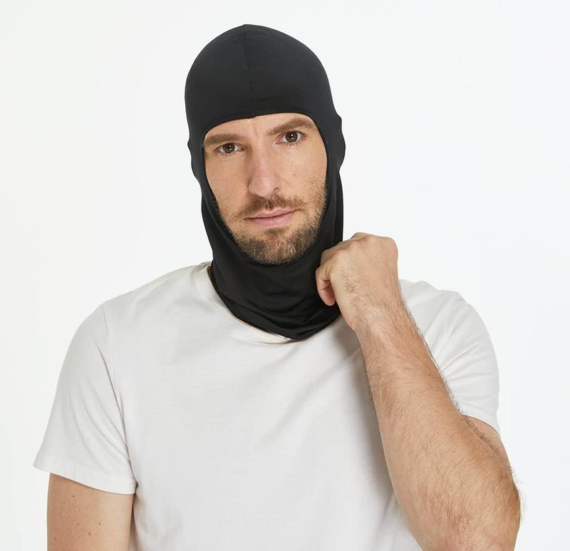 MAYOUTH أقنعة الوجه بالاكلافا من MAYOUTH لحماية من الأشعة فوق البنفسجية - عبوة 3 قطع (أسود، أبيض، أخضر عسكري) - Image 5