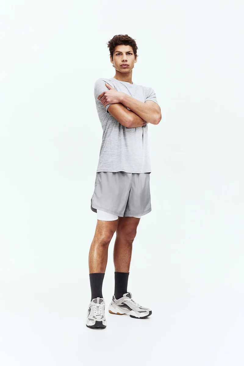 H&M Double-layered sports shorts in DryMove™