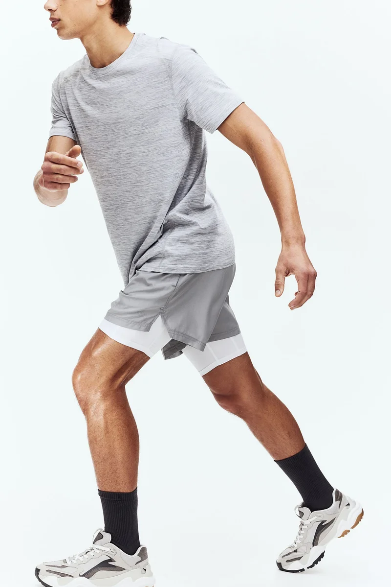 H&M Double-layered sports shorts in DryMove™