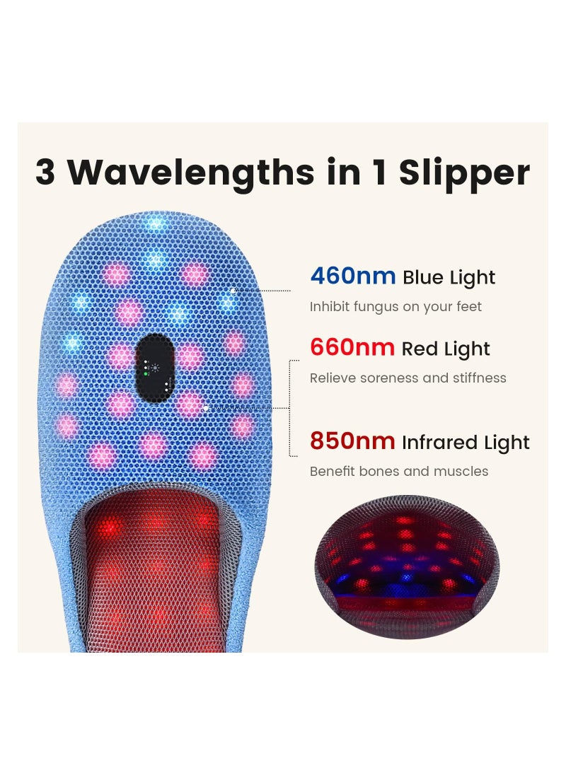 Generic - Rechargeable Red & Blue Light Therapy Device for Feet, 460NM, 660NM & 850NM with Pulse Mode for Enhanced Foot Health and Pain Relief at Home. - Image 1