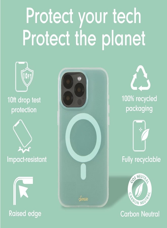 Sonix Case for iPhone 15 Pro | Compatible with Magsafe | 10ft Drop Tested | Jelly Mint - Image 4