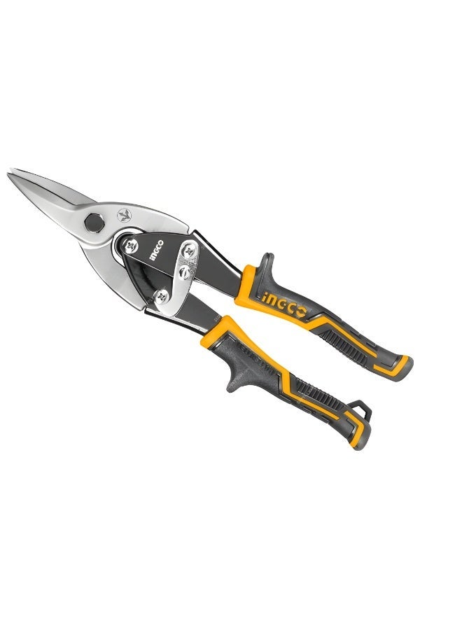 إنجكو مقص صاج احترافي إنجكو HTSN0110L – قص يسار، فولاذ كروم فاناديوم، مقبض مانع للانزلاق، أداة قوية لقص المعادن - Image 1