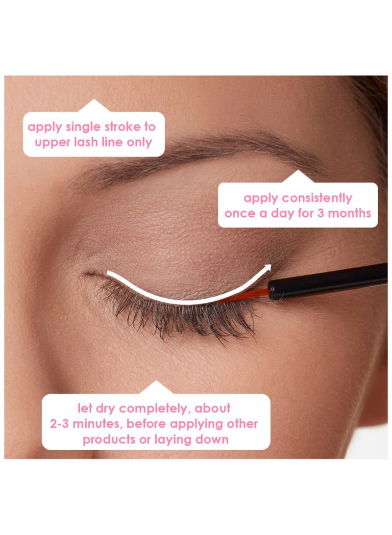 Nourishing Eyelash Serum - Natural Ingredients, Eyelash Growth Serum Enhancer, Plant Extract Eyelash Growth Serum for Longer, Thicker and Healthier Eyelashes 8ml