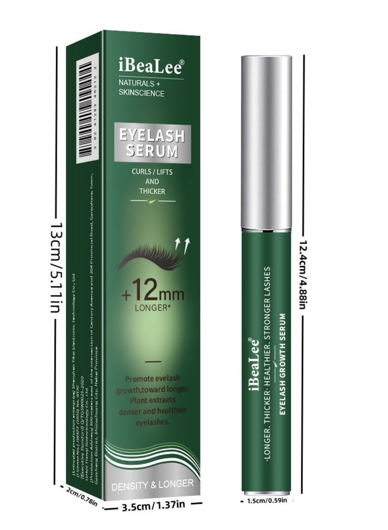  iBealee سيروم مغذي للرموش - مكونات طبيعية، سيروم مُعزز لنمو الرموش، مستخلص نباتي، سيروم لنمو الرموش للحصول على رموش أطول وأكثر كثافة وصحة 8 مل - Image 5