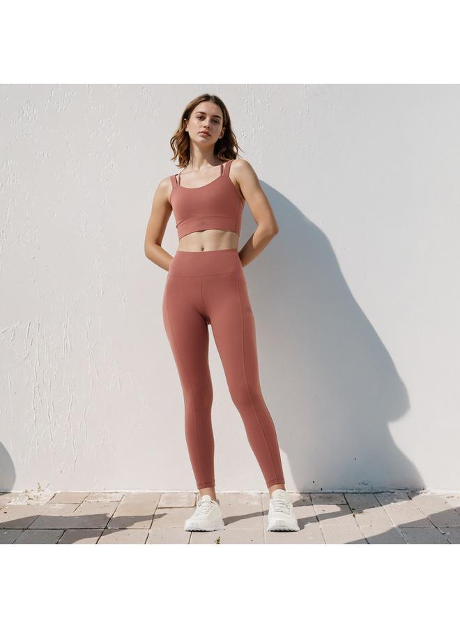 كابا حمالة صدر رياضية كابا بتفاصيل شعار وحمالات متقاطعة - Image 2