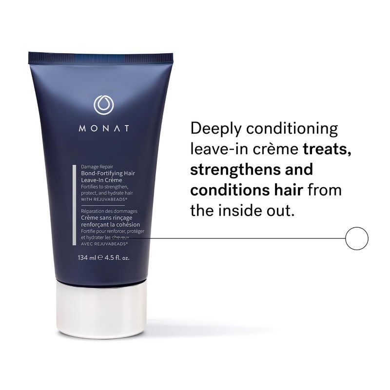 MONAT Damage Repair Bond-Fortifying Hair CrÃ¨me â€“ Leave-in CrÃ¨me Conditioner Refreshing Neroli and Orange Flower Fragrance â€“ Enhances Shine and Texture â€“ No Frizz in Humid Conditions - Image 2