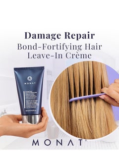 monat MONAT Damage Repair Bond-Fortifying Hair Crème – Leave-in Crème Conditioner Refreshing Neroli and Orange Flower Fragrance – Enhances Shine and Texture – No Frizz in Humid Conditions  - Image 3