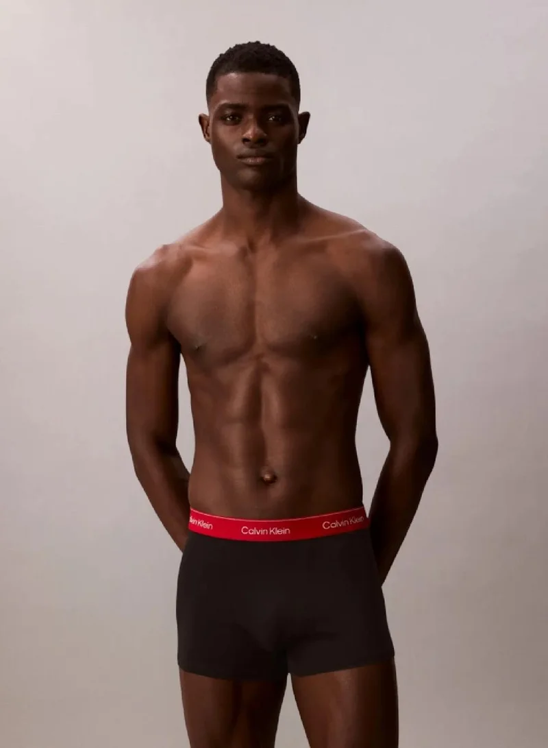 Calvin Klein 3 Pack Relaxed Dart Trunks - Icon Cotton Stretch