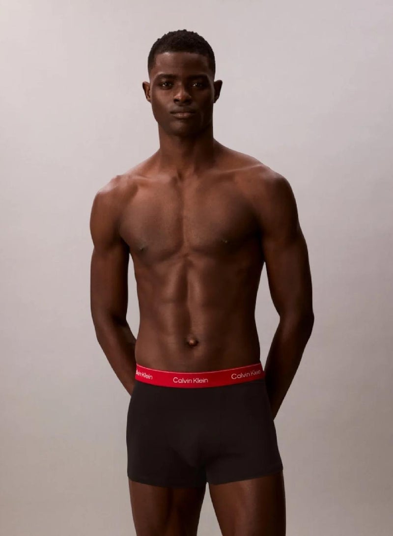 كالفن كلاين طقم سراويل داخلية Icon Cotton Stretch من 3 قطع - Image 1