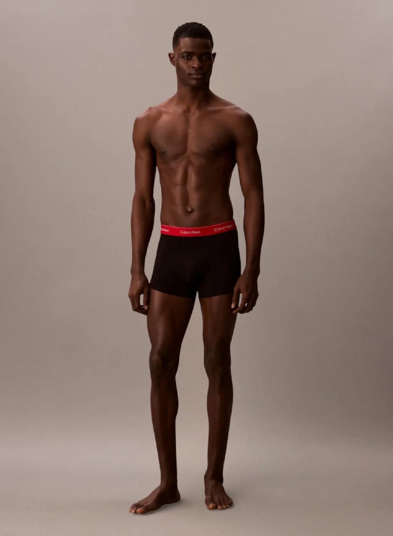 كالفن كلاين طقم سراويل داخلية Icon Cotton Stretch من 3 قطع - Image 3