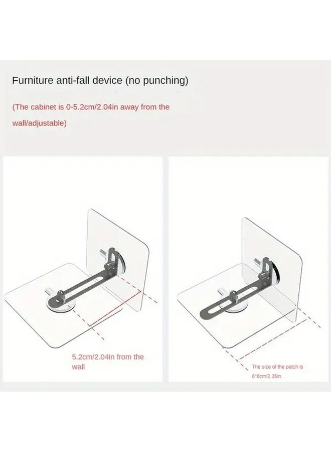 4pcs Stainless Steel Stickers For Wall Mounting No Drilling Photo Frames Tiles Hooks - Image 5