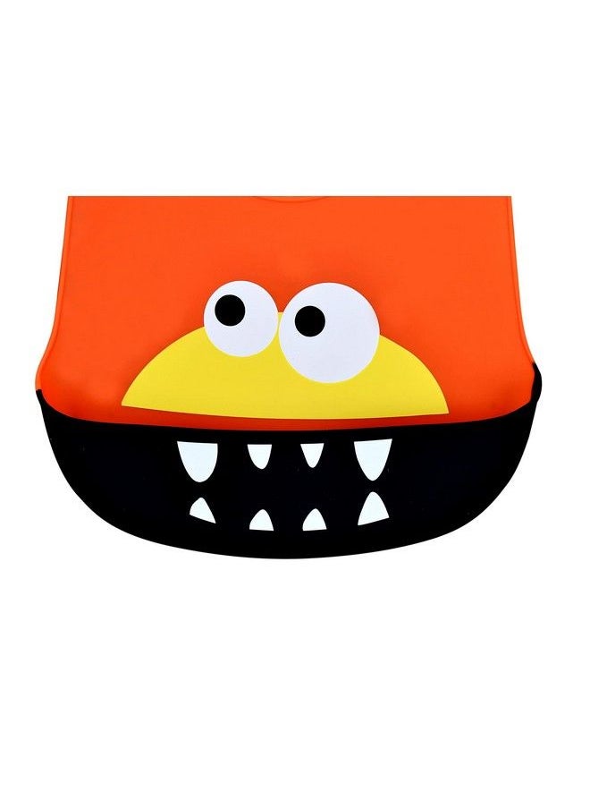 The Little Lookers - Silicone Feeding Bib For Baby With Adjustable Strap Waterproof Easy Stain Proof ; 100% Bpa Free (0 3 Years) (Pack Of 1) - Image 1